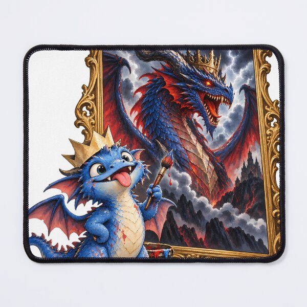 Item preview, Goofy Dragon Fierce Portrait designed and sold by SiamSmiles.