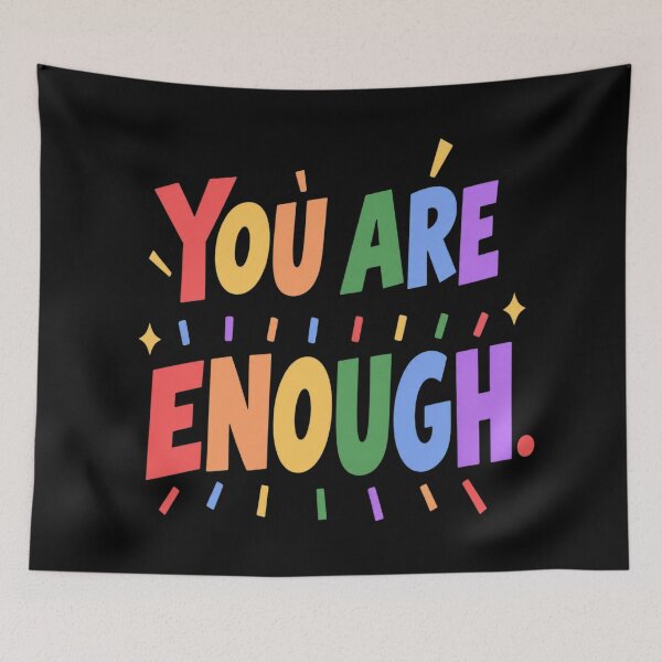 Item preview, You Are Enough Rainbow designed and sold by DiyaLin009.