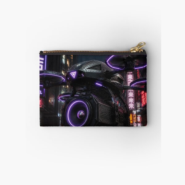 Item preview, Cyberpunk Bass Cannon Drone - Neon Purple Techwear Audio designed and sold by LazyDayzCo.