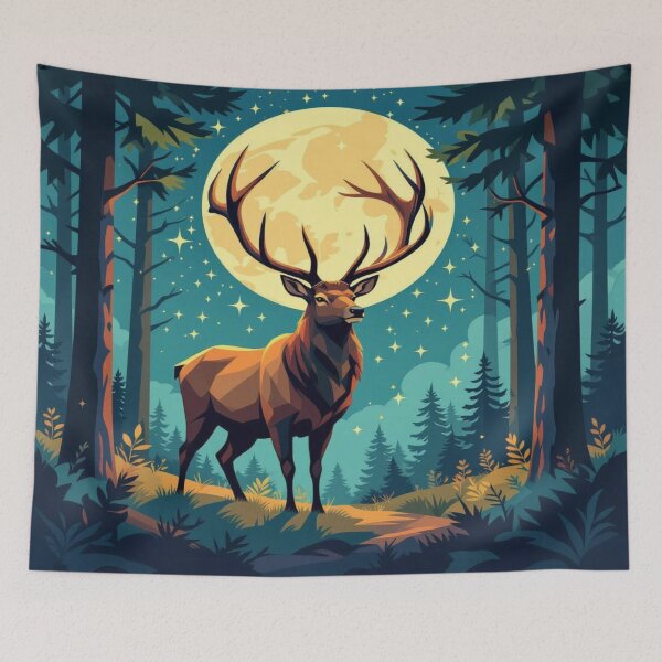 Item preview, Stellar Silence – The Star Deer designed and sold by FotoworldEdel.