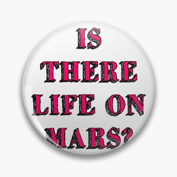 Item preview, is there life on mars sign music song iconic white pink designed and sold by Doctor Schtrudel.