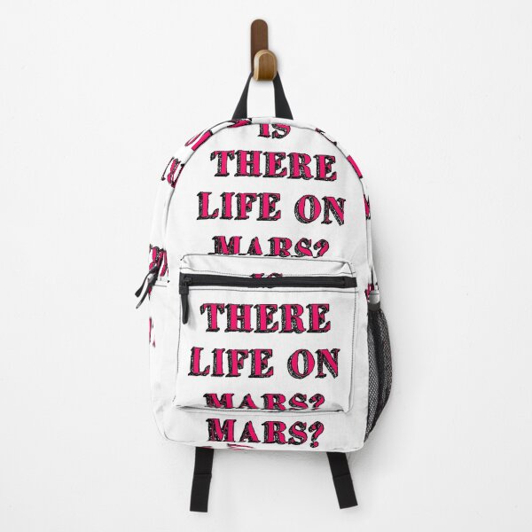 Item preview, is there life on mars sign music song iconic white pink designed and sold by Doctor Schtrudel.
