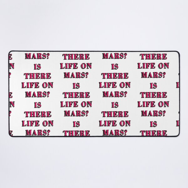 Item preview, is there life on mars sign music song iconic white pink designed and sold by Doctor Schtrudel.