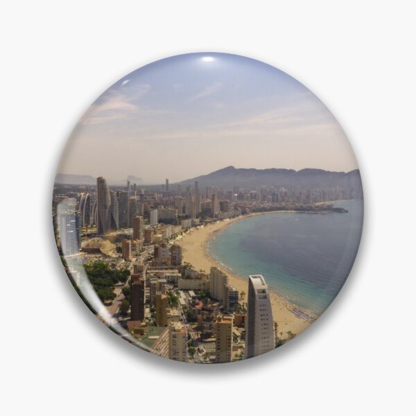 Item preview, Benidorm Skyline Beachscape designed and sold by hawkie.