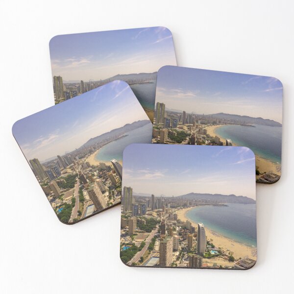 Item preview, Benidorm Skyline Beachscape designed and sold by hawkie.