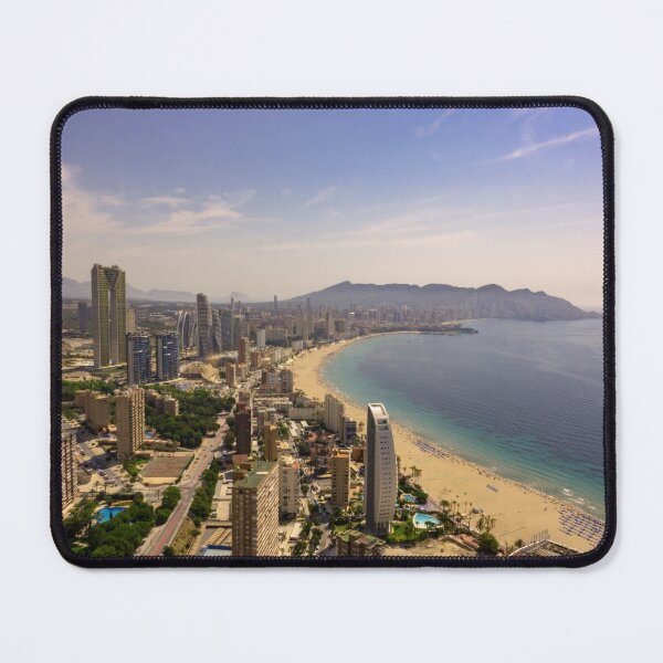 Item preview, Benidorm Skyline Beachscape designed and sold by hawkie.