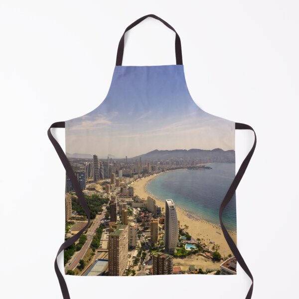 Item preview, Benidorm Skyline Beachscape designed and sold by hawkie.