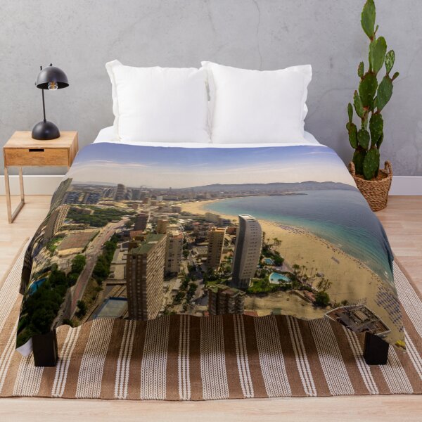 Item preview, Benidorm Skyline Beachscape designed and sold by hawkie.