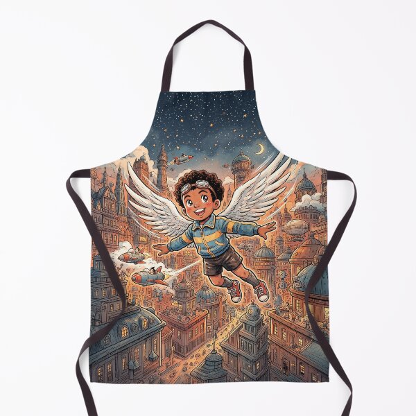 Item preview, Cute Funny Flying Boy With Wings designed and sold by Home Decor Art.