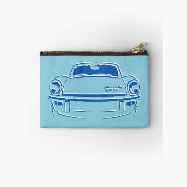 Item preview, Triumph Spitfire 1970s British classic sports car sketch blue-white designed and sold by soitwouldseem.