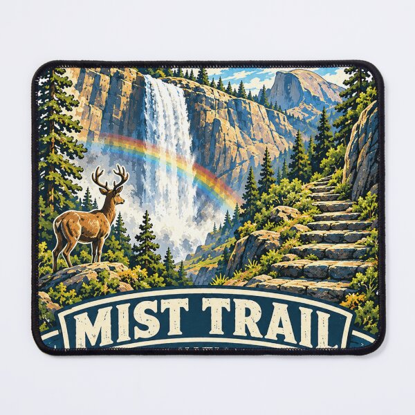 Item preview, Mist Trail (Yosemite National Park, California) designed and sold by ryanapples2.