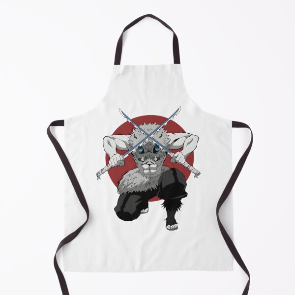 Item preview, Inosuke Hashibira Anime Character Design with Boar Mask and Dynamic Pose designed and sold by duke willing.