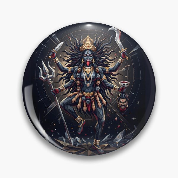 Item preview, Maa Kali Geometric Fierce Art designed and sold by hutofdesigns.