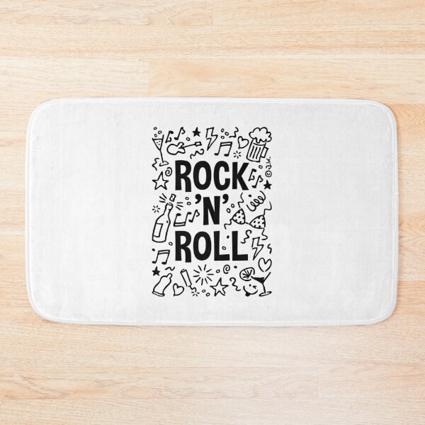 Item preview, Rock 'n' Roll (Music / Party / Funny / Scribble / Black) designed and sold by Roderix.