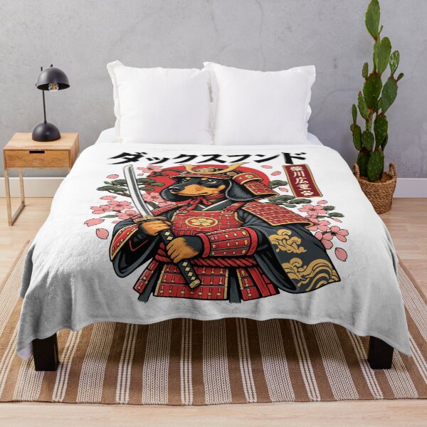 Item preview, Dachshund Samurai Dog Japanese Warrior designed and sold by andre-hollow.