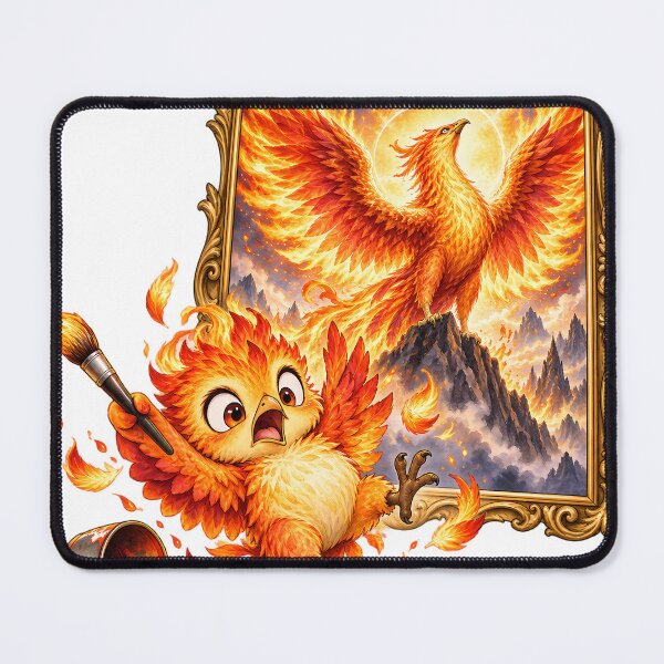 Item preview, Clumsy Phoenix Fierce Portrait designed and sold by SiamSmiles.
