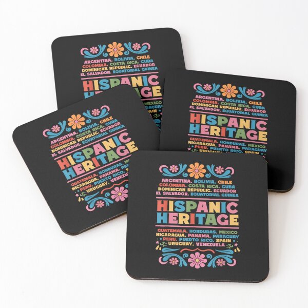 Item preview, Hispanic Heritage Month Rainbow Latino Country Flags Heart designed and sold by LittleNhutton.