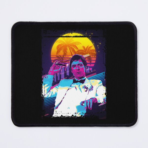 Item preview, Retro Synthwave Mob Boss Tuxedo Cigar City Sunset Art designed and sold by BrielleKreiger.