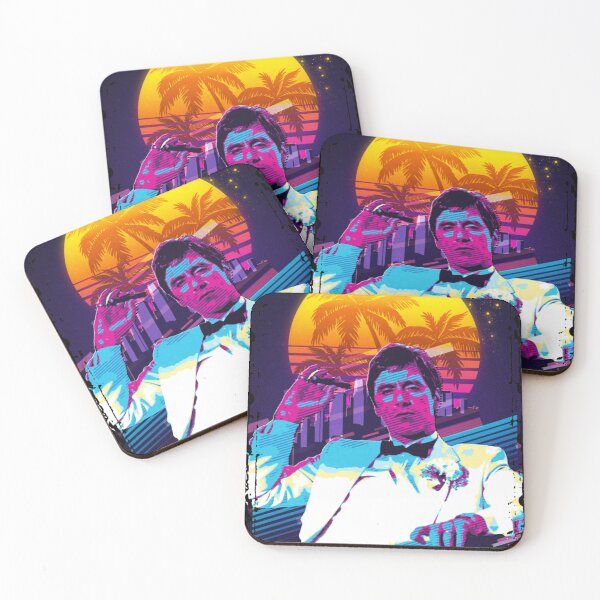 Item preview, Retro Synthwave Mob Boss Tuxedo Cigar City Sunset Art designed and sold by BrielleKreiger.