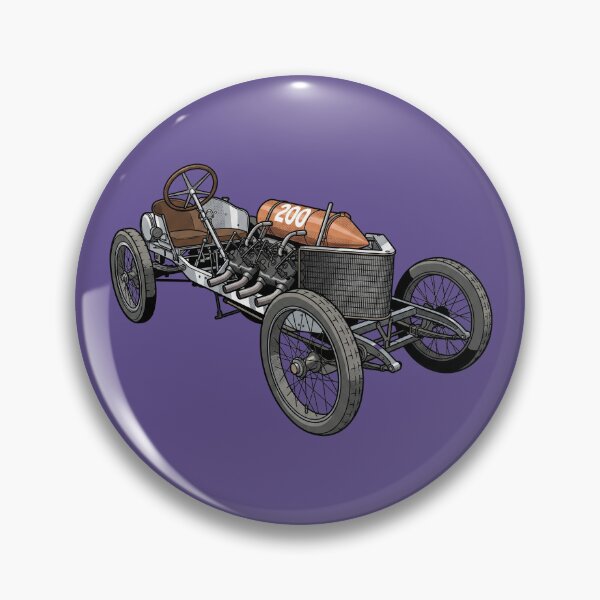 Item preview, The 25-Liter Metal Coffin: 1905 Darracq 200hp Land Speed Record Art Print designed and sold by FreiherrPK.