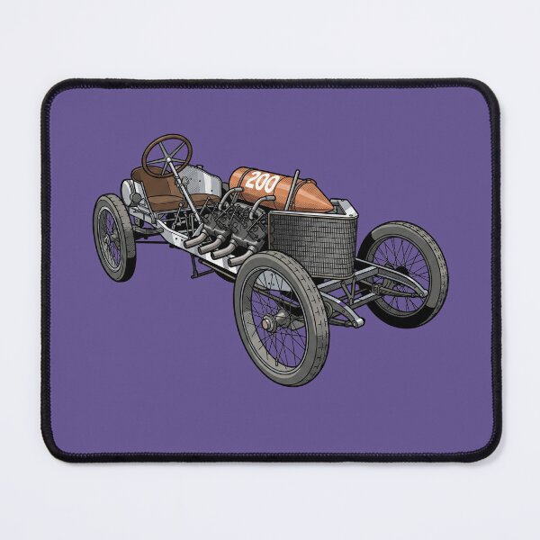 Item preview, The 25-Liter Metal Coffin: 1905 Darracq 200hp Land Speed Record Art Print designed and sold by FreiherrPK.