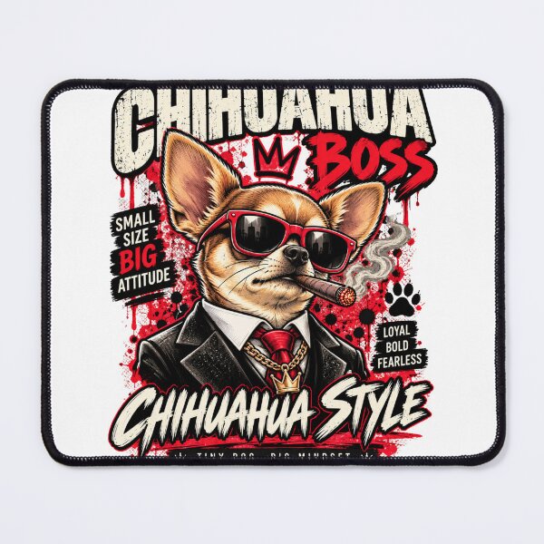 Item preview, chihuahua boss designed and sold by timiparkerart.