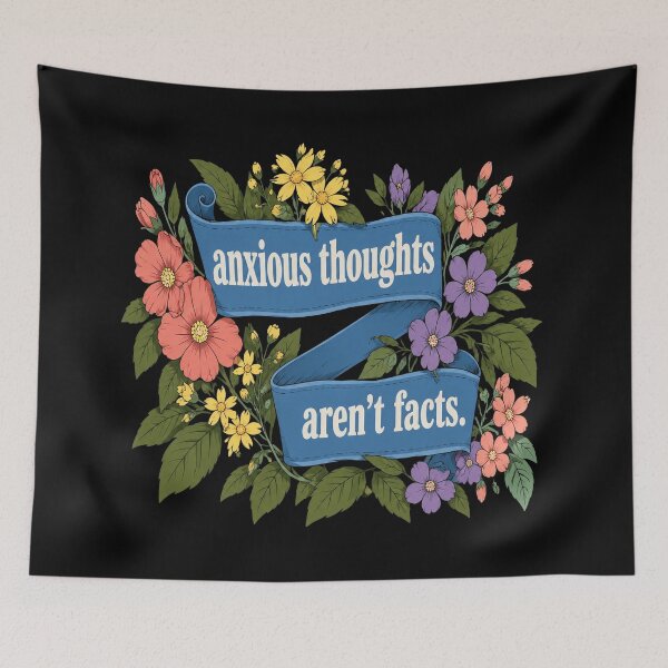 Item preview, Anxious Thoughts Aren't Facts designed and sold by DiyaLin009.