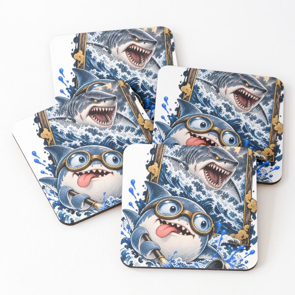 Item preview, Goofy Shark Fierce Portrait designed and sold by SiamSmiles.