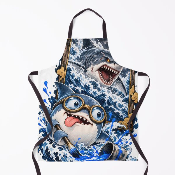 Item preview, Goofy Shark Fierce Portrait designed and sold by SiamSmiles.