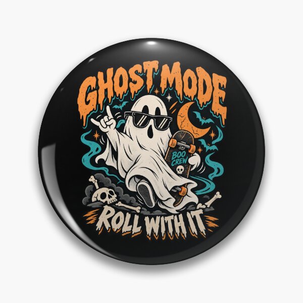 Item preview, Ghost Mode - Skateboarding Halloween designed and sold by SidTastic .