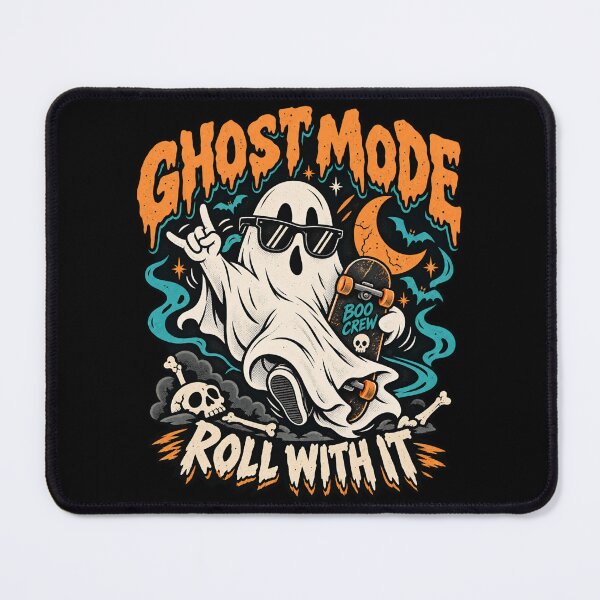 Item preview, Ghost Mode - Skateboarding Halloween designed and sold by SidTastic .