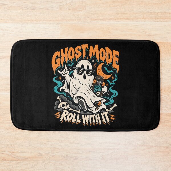Item preview, Ghost Mode - Skateboarding Halloween designed and sold by SidTastic .