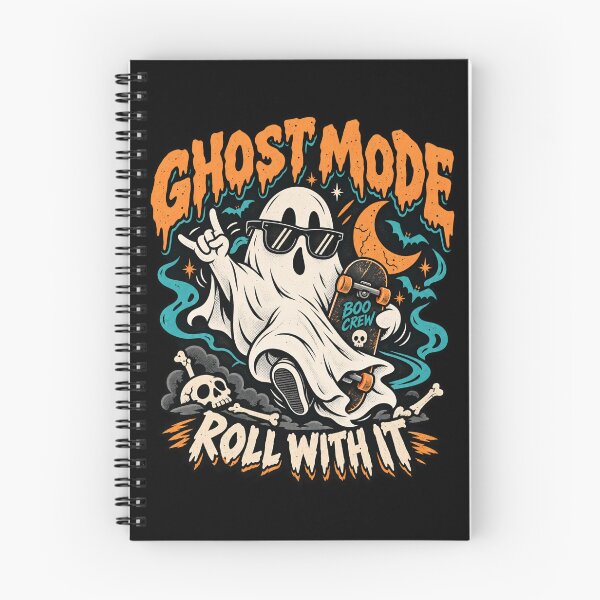 Item preview, Ghost Mode - Skateboarding Halloween designed and sold by SidTastic .