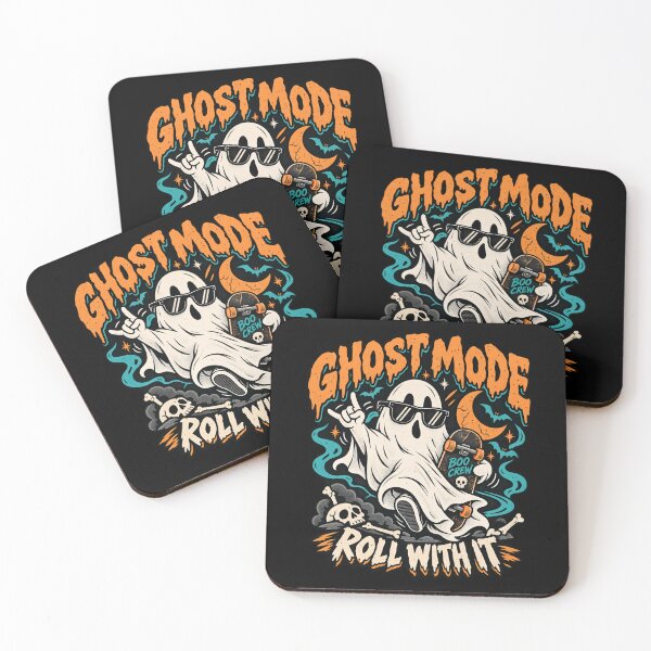 Item preview, Ghost Mode - Skateboarding Halloween designed and sold by SidTastic .
