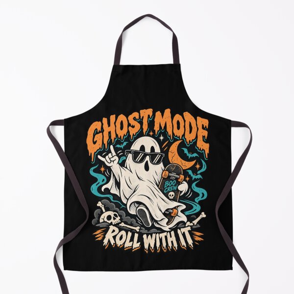 Item preview, Ghost Mode - Skateboarding Halloween designed and sold by SidTastic .