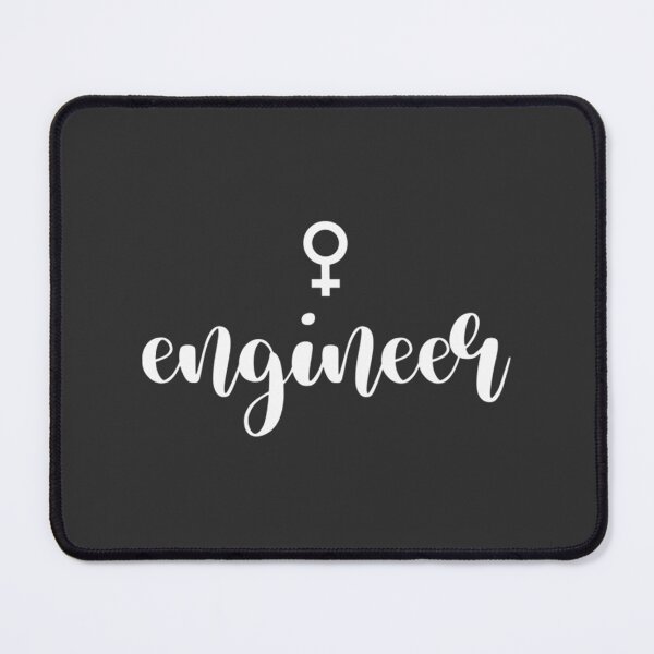 Item preview, Empowered Female Engineer Silhouette Design in Black designed and sold by MOHAMMEDIDRIES.