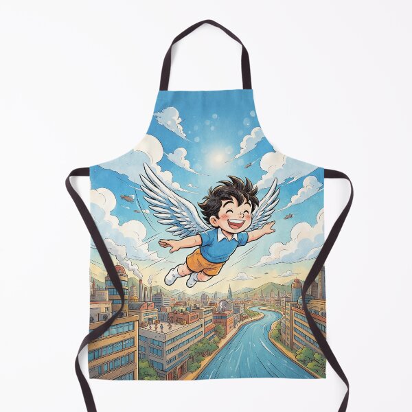 Item preview, Cute Funny Flying Boy With Wings designed and sold by Home Decor Art.