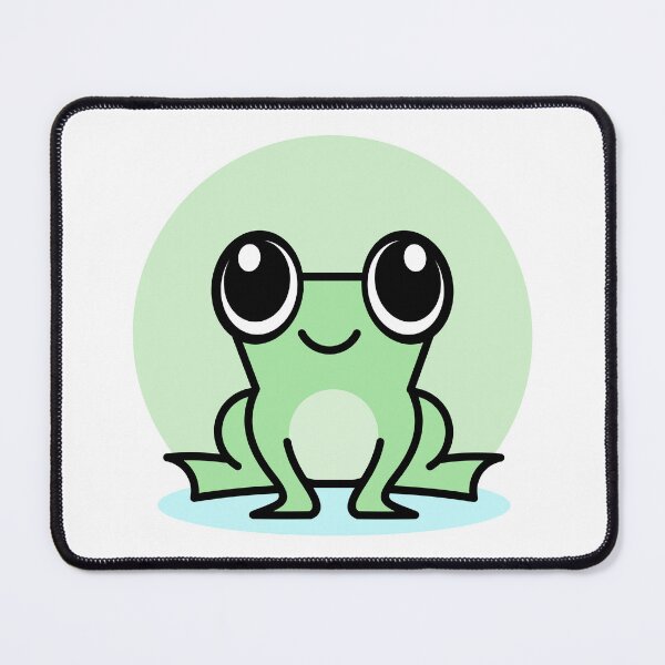 Item preview, Cute Kawaii Frog Cartoon Green Frog Funny Amphibian Nature Design designed and sold by NicolasMar.