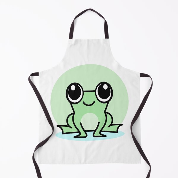 Item preview, Cute Kawaii Frog Cartoon Green Frog Funny Amphibian Nature Design designed and sold by NicolasMar.