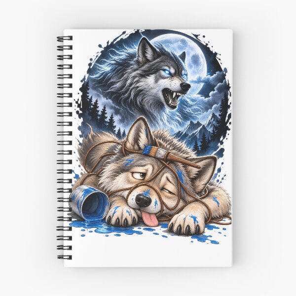 Item preview, Embarrassed Wolf Fierce Portrait designed and sold by SiamSmiles.