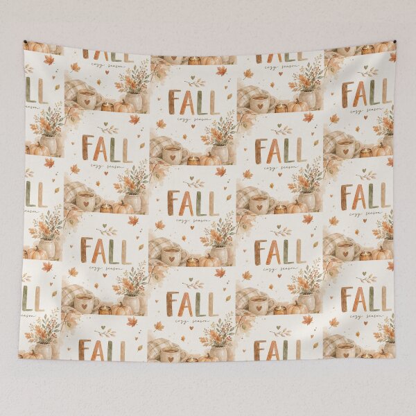 Item preview, Cozy Fall Vibes Watercolor Aesthetic designed and sold by crystalar95.