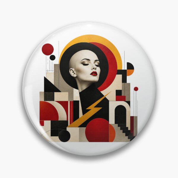 Item preview, ArtGeometricModernistWomanPortrait designed and sold by Artrendzs.