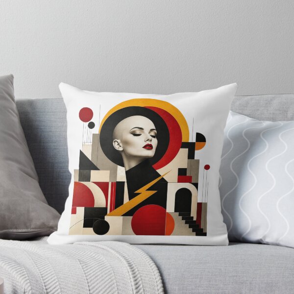 Item preview, ArtGeometricModernistWomanPortrait designed and sold by Artrendzs.