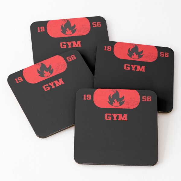 Item preview, Athletic Fire Flame Volcano Island Gym Varsity Badge designed and sold by BrielleKreiger.