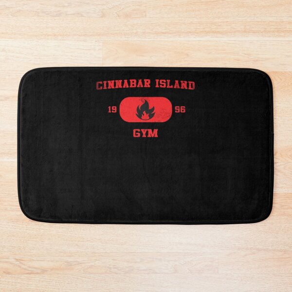 Item preview, Athletic Fire Flame Volcano Island Gym Varsity Badge designed and sold by BrielleKreiger.