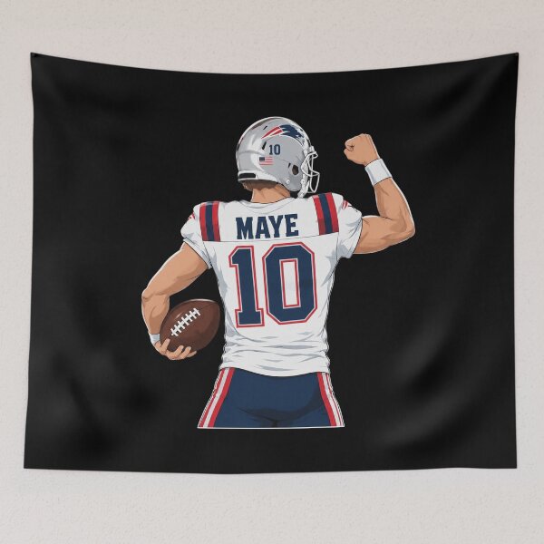 Item preview, Drake Maye Throwing Back designed and sold by elainew2irma.