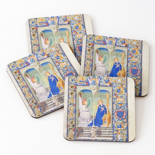 Item preview, Annunciation. Miniature from an illuminated medieval manuscript. designed and sold by likiska.
