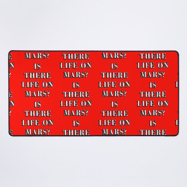 Item preview, is there life on mars sign music song iconic red designed and sold by Doctor Schtrudel.