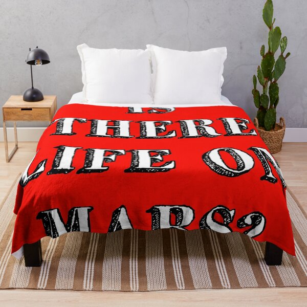Item preview, is there life on mars sign music song iconic red designed and sold by Doctor Schtrudel.