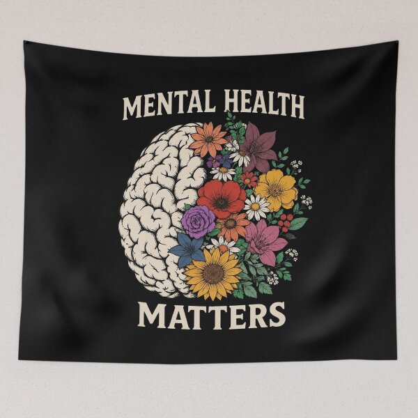 Item preview, Mental Health Matters Floral designed and sold by DiyaLin009.